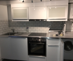 Studio Apartment Showcase - Bathroom and Kitchen