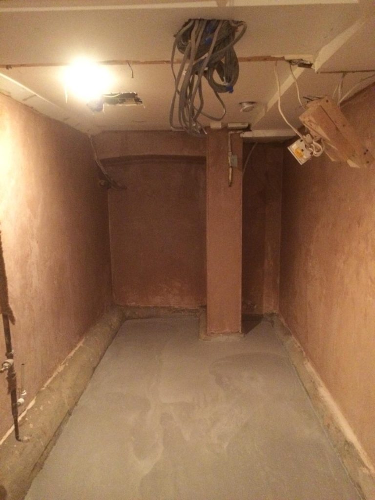 basement conversion space